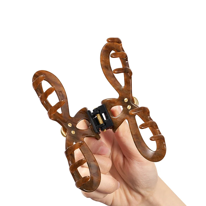 Isla Amber Glow XL Hair Claw - EVITA PERONI OFFICIAL