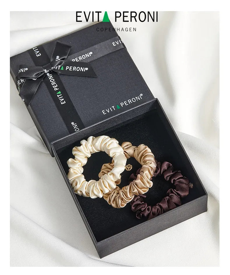 Silvia Silk Small Scrunchies - EVITA PERONI OFFICIAL