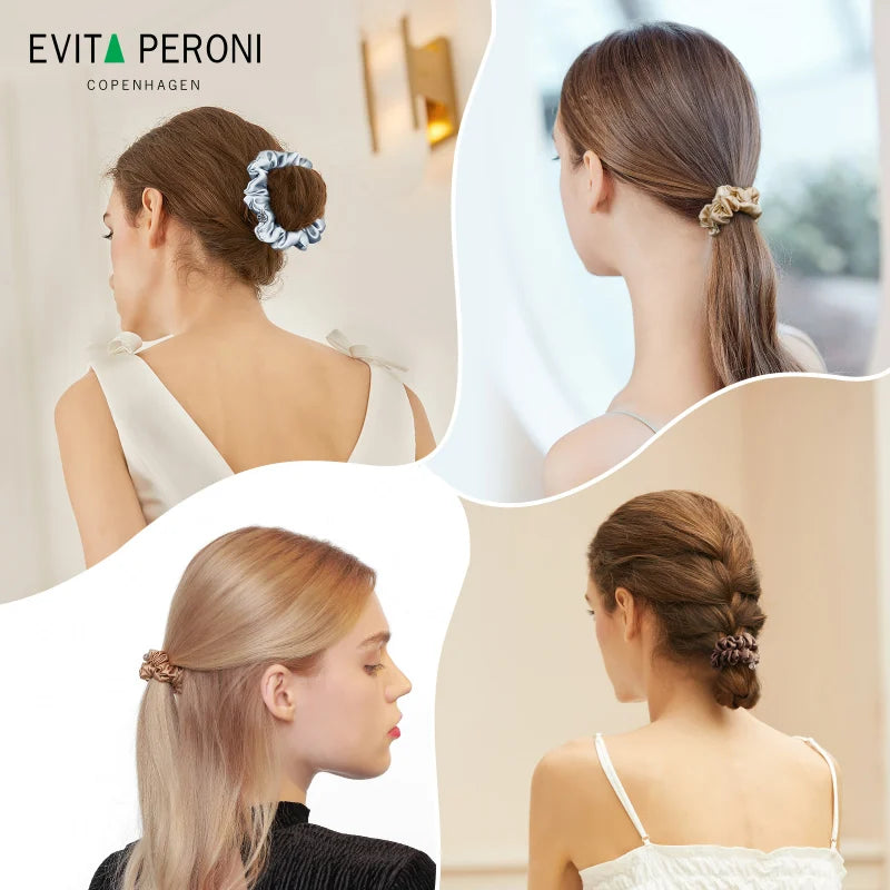 Silvia Silk Small Scrunchies - EVITA PERONI OFFICIAL