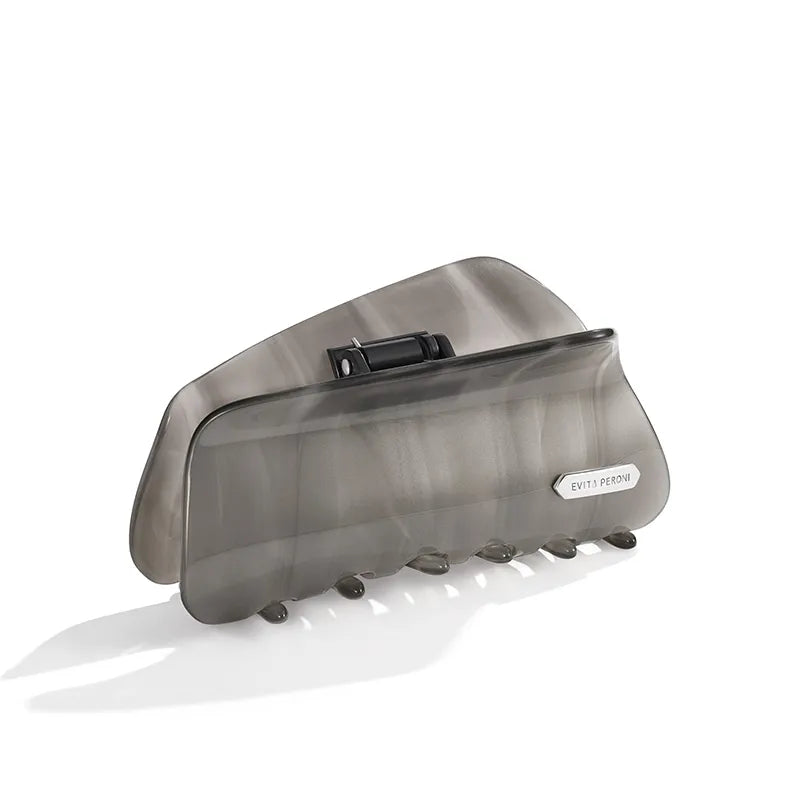 Grey Style Freya Geometric XL Hair Claw - EVITA PERONI OFFICIAL
