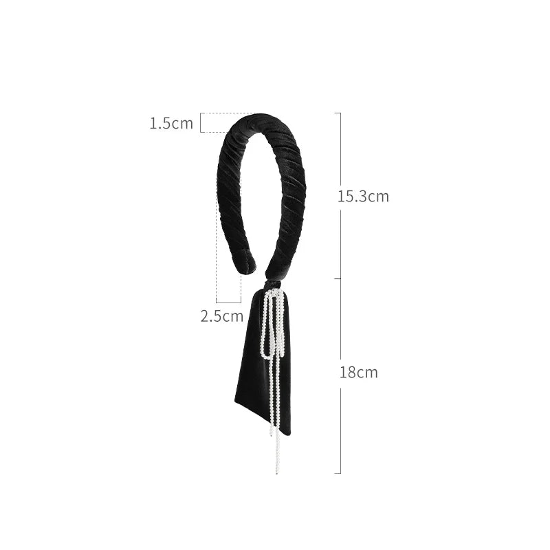 Jacinda Tasseled Hair Bands - EVITA PERONI OFFICIAL