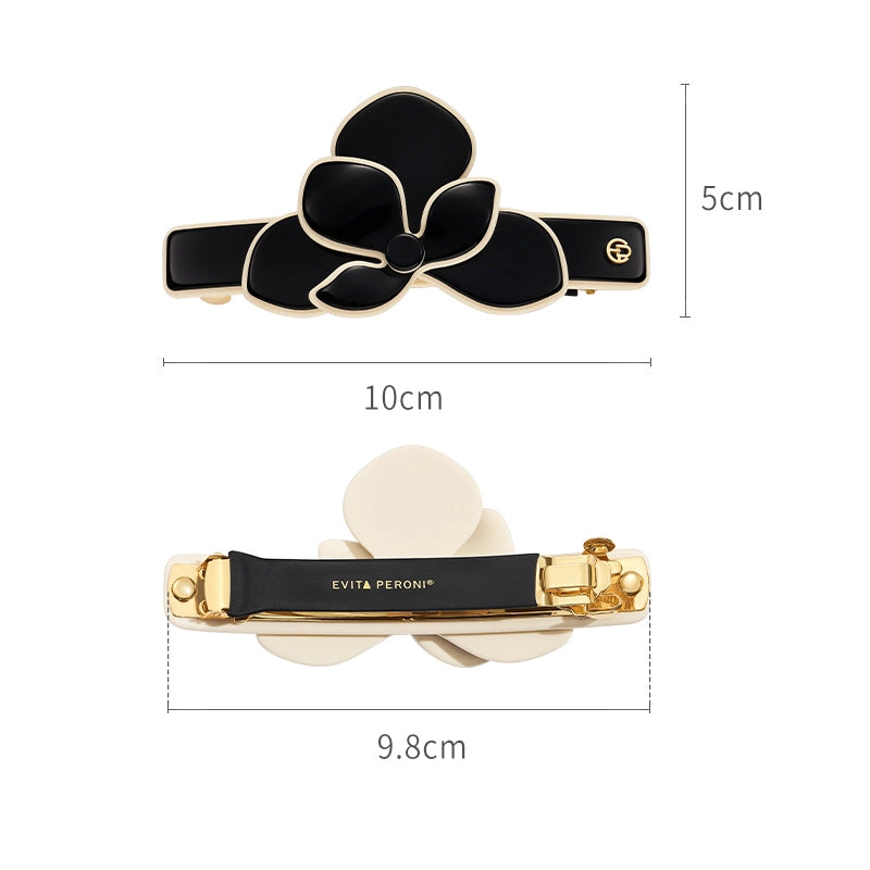 Aranya Flower Large Barrettes - EVITA PERONI OFFICIAL