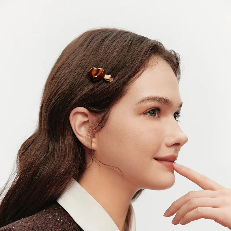 Chocolate Fantasia Juniper Pelican Jaw Clip - EVITA PERONI OFFICIAL