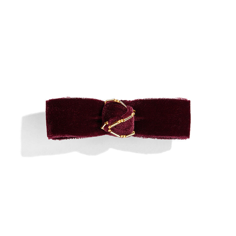 Alice  Medium Bowknot Barrette - EVITA PERONI OFFICIAL