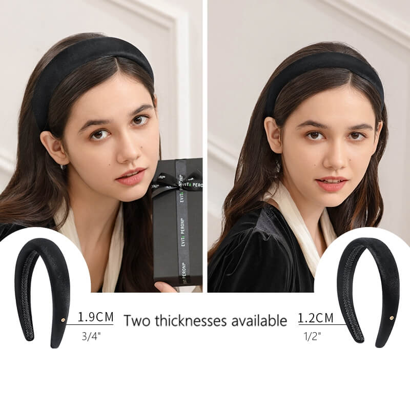 Tessa Padded Headband (1.2cm / 1.9cm) - EVITA PERONI OFFICIAL