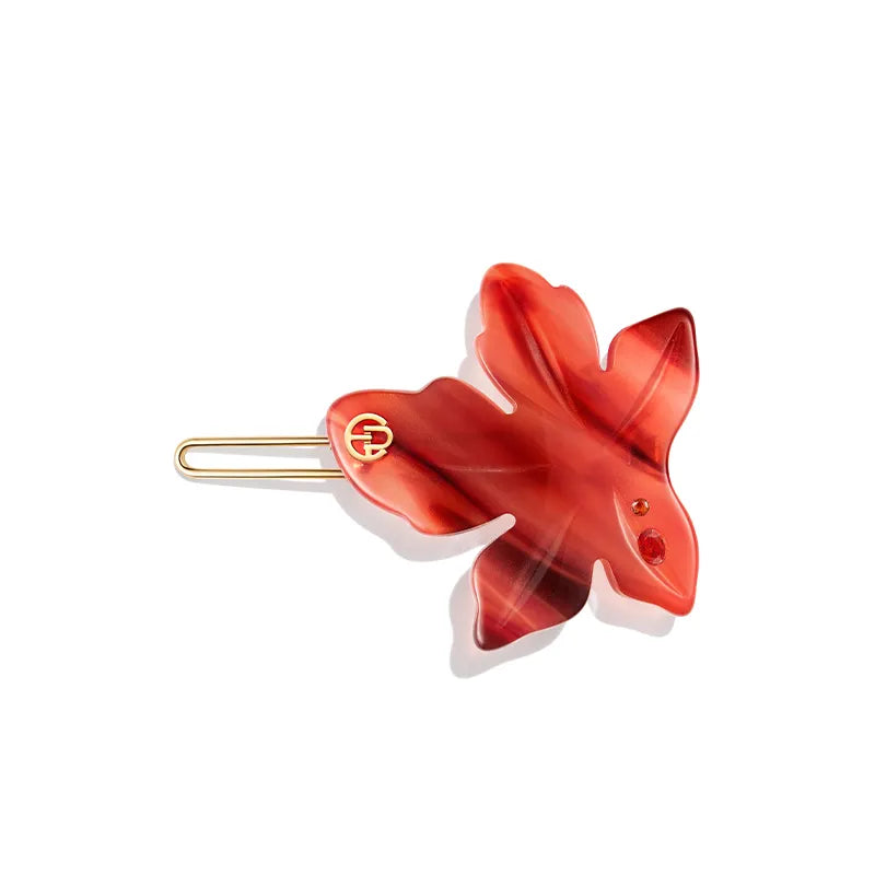 Adelaide Red Maple Side Barette - EVITA PERONI OFFICIAL
