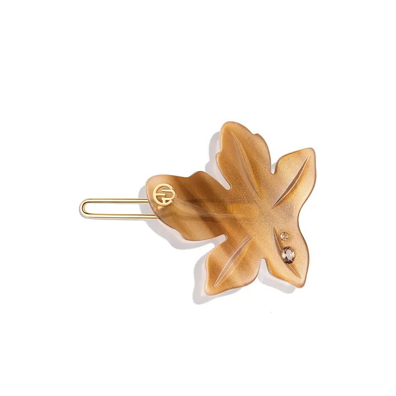 Adelaide Red Maple Side Barette - EVITA PERONI OFFICIAL