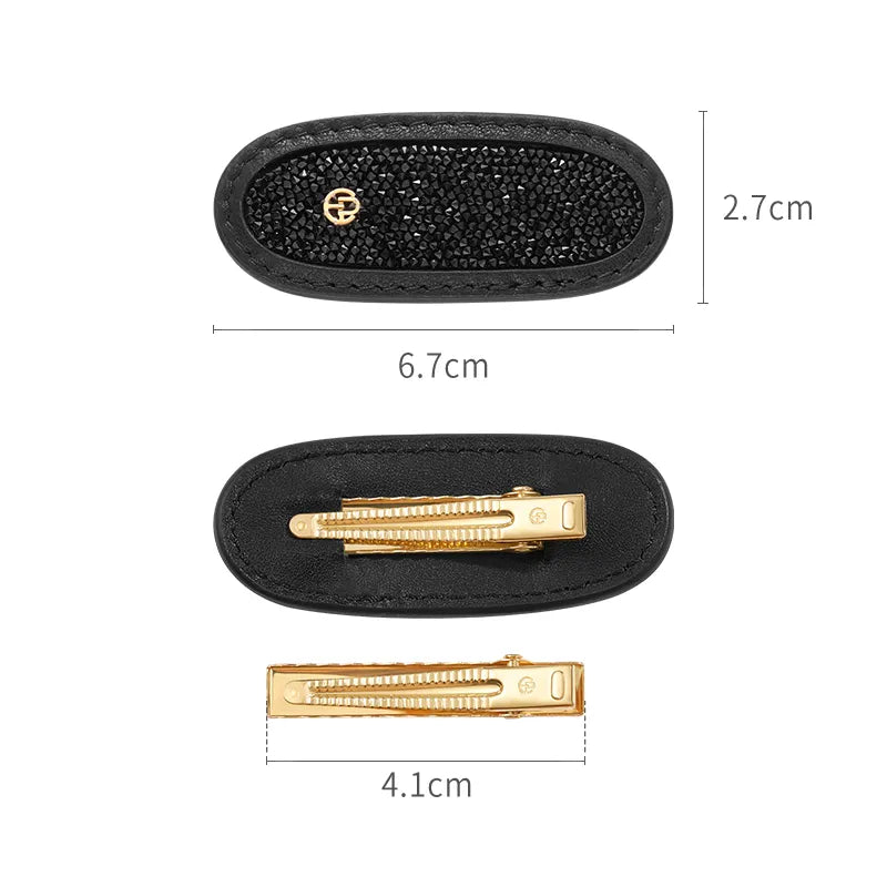 Stellar Shadow Crystal Cowhide Pelican Clip - EVITA PERONI OFFICIAL