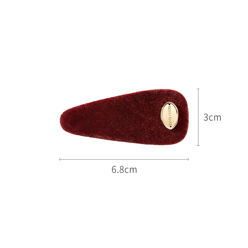 Cassia Velvet Snap Clip - EVITA PERONI OFFICIAL