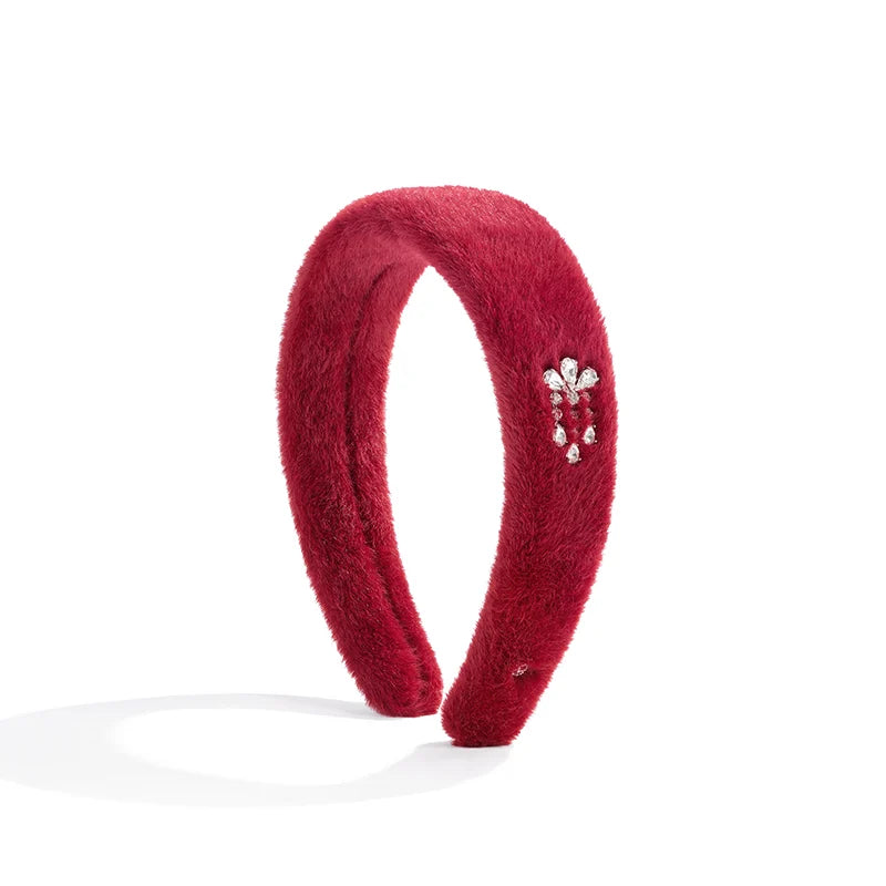 Felicia Crimson Radiance Headband - EVITA PERONI OFFICIAL