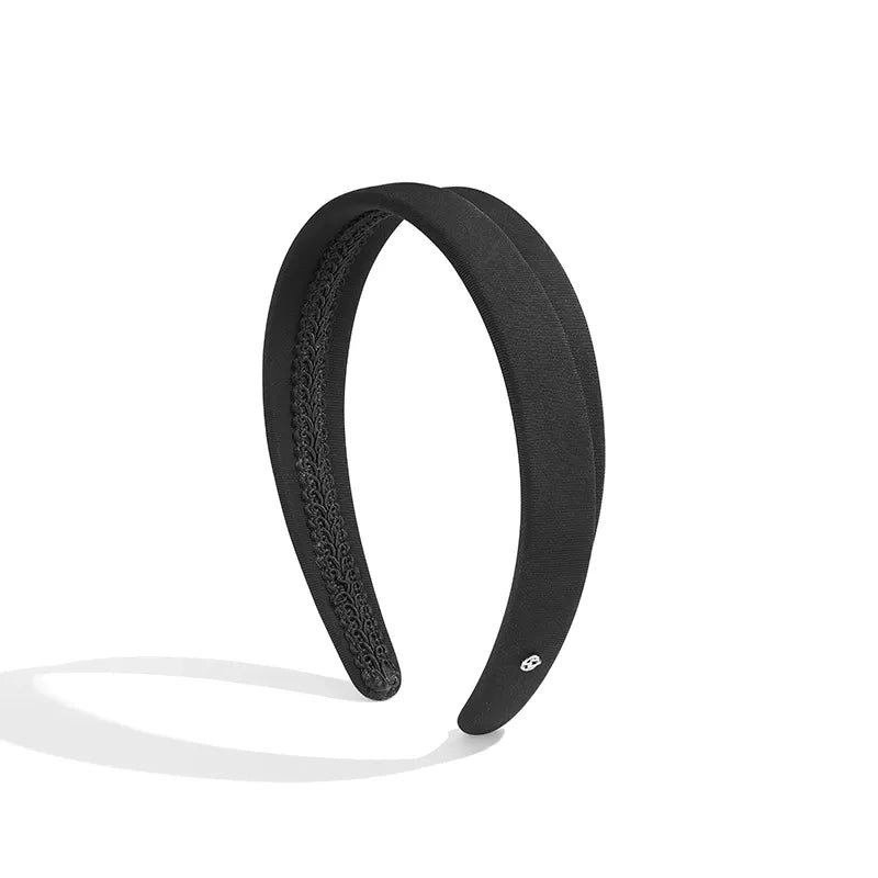 Maeve Gray Palette Headband in Suiting Fabric - EVITA PERONI OFFICIAL