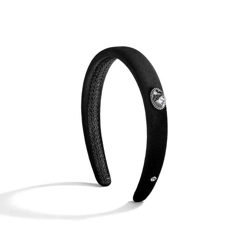 Joanne Velvet Padded Headband - EVITA PERONI OFFICIAL