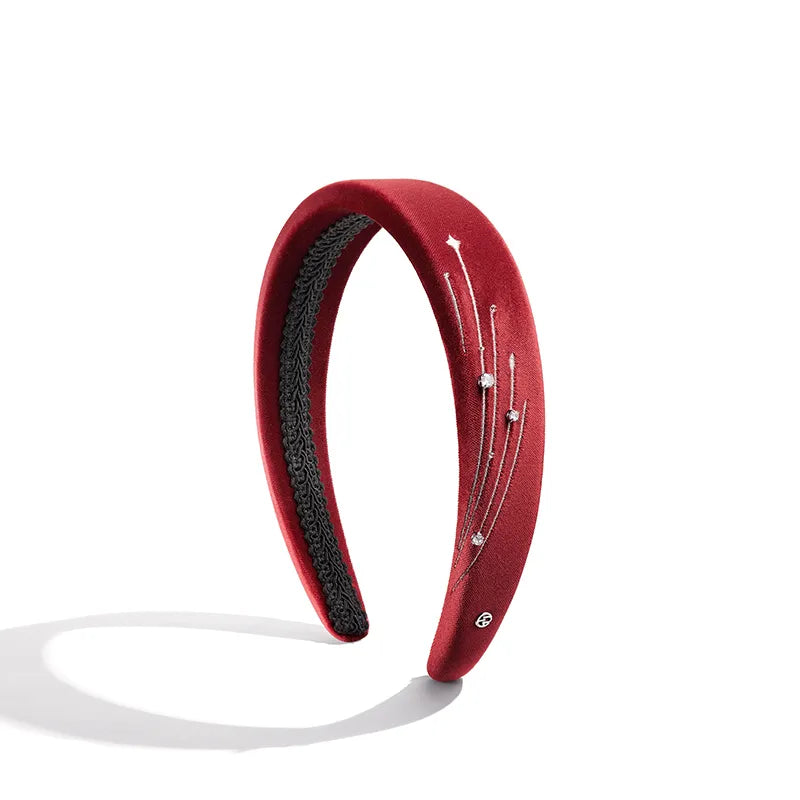 Claire Velvet Wide Headband - EVITA PERONI OFFICIAL