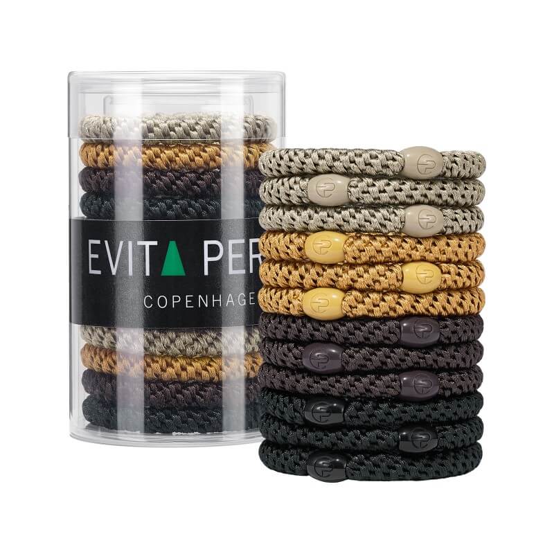 Roxanne Thick Hair Tie Pony Elastic Ponytail Holder (12 pcs) - EVITA PERONI OFFICIAL