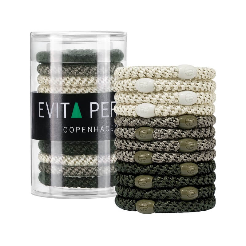 Roxanne Thick Hair Tie Pony Elastic Ponytail Holder (12 pcs) - EVITA PERONI OFFICIAL