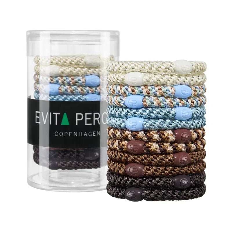 Roxanne Thick Hair Tie Pony Elastic Ponytail Holder (12 pcs) - EVITA PERONI OFFICIAL