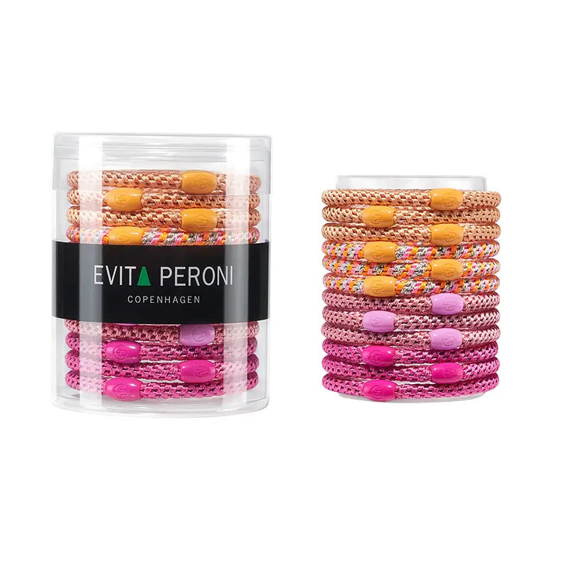 Roxanne Thin Hair Tie Ponytail Holder Pony Elastic(12 pcs) - EVITA PERONI OFFICIAL