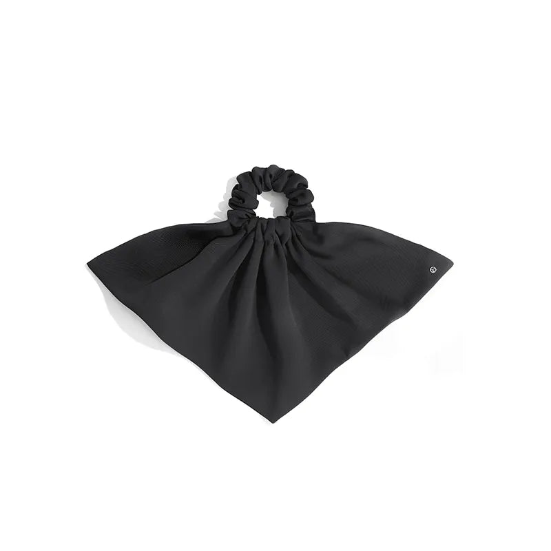 Maeve Gray Palette Large Srunchi in Suiting Fabric - EVITA PERONI OFFICIAL