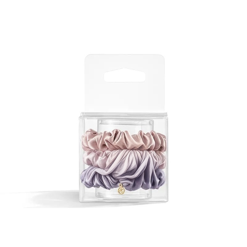 Silvia Silk Small Scrunchies 3PCS Set - EVITA PERONI OFFICIAL
