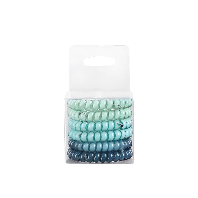 Zephyrine Jelly Pony Elastic Ponytail Holder (6 pcs) - EVITA PERONI OFFICIAL