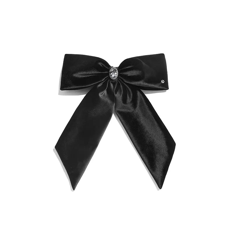 Joanne Bow Velvet Large Barrette - EVITA PERONI OFFICIAL