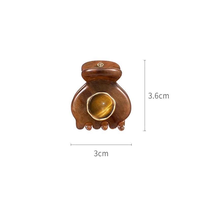 Isla Amber Glow Mini Hair Claw - EVITA PERONI OFFICIAL