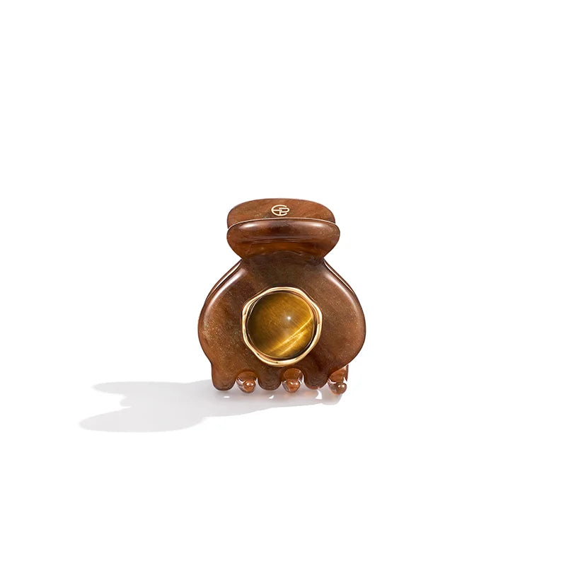 Isla Amber Glow Mini Hair Claw - EVITA PERONI OFFICIAL