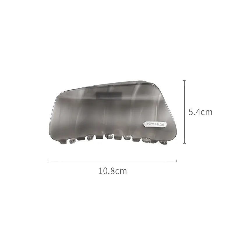 Grey Style Freya Geometric XL Hair Claw - EVITA PERONI OFFICIAL