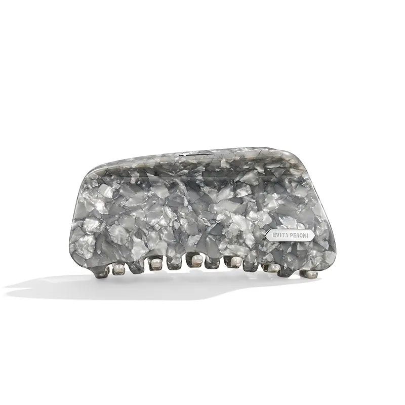 Grey Style Freya Geometric XL Hair Claw - EVITA PERONI OFFICIAL