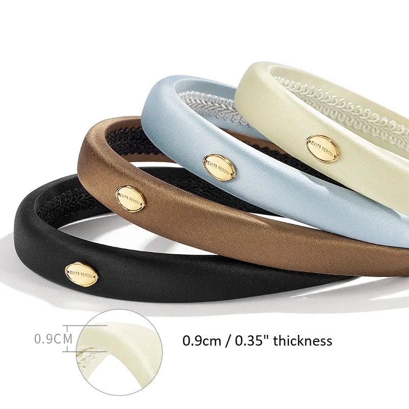 Mina Mulberry Silk Wide Headband - EVITA PERONI OFFICIAL