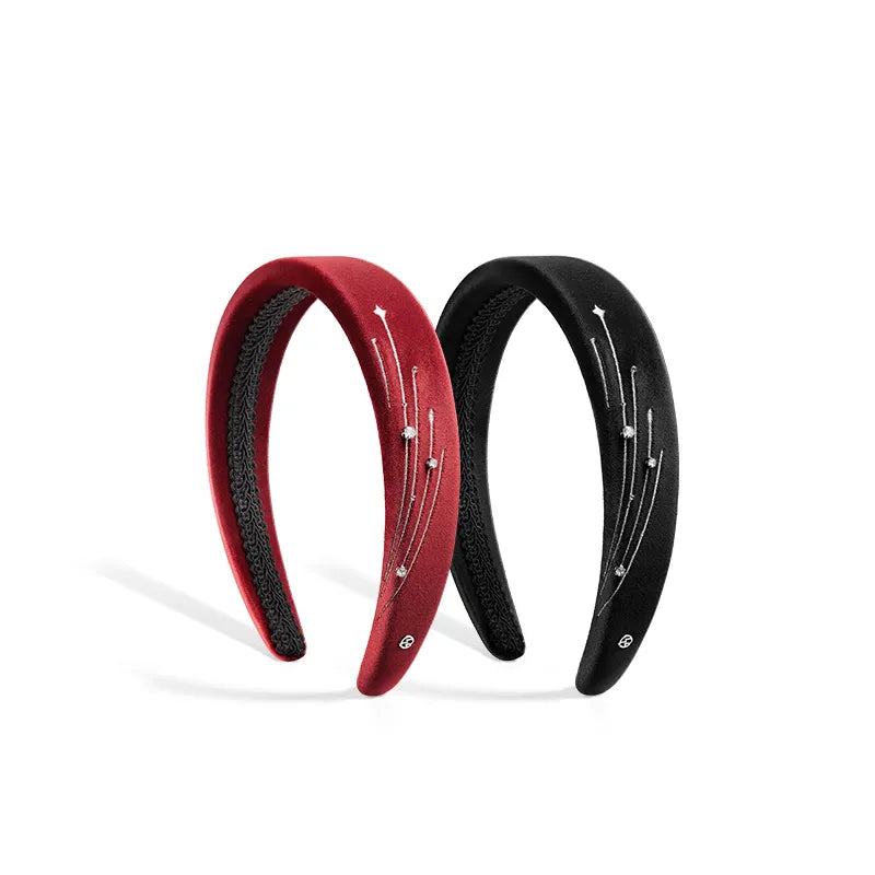 Claire Velvet Wide Headband - EVITA PERONI OFFICIAL