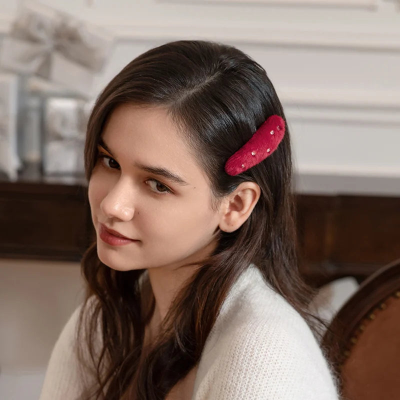 Felicia Crimson Radiance Snap Clip - EVITA PERONI OFFICIAL