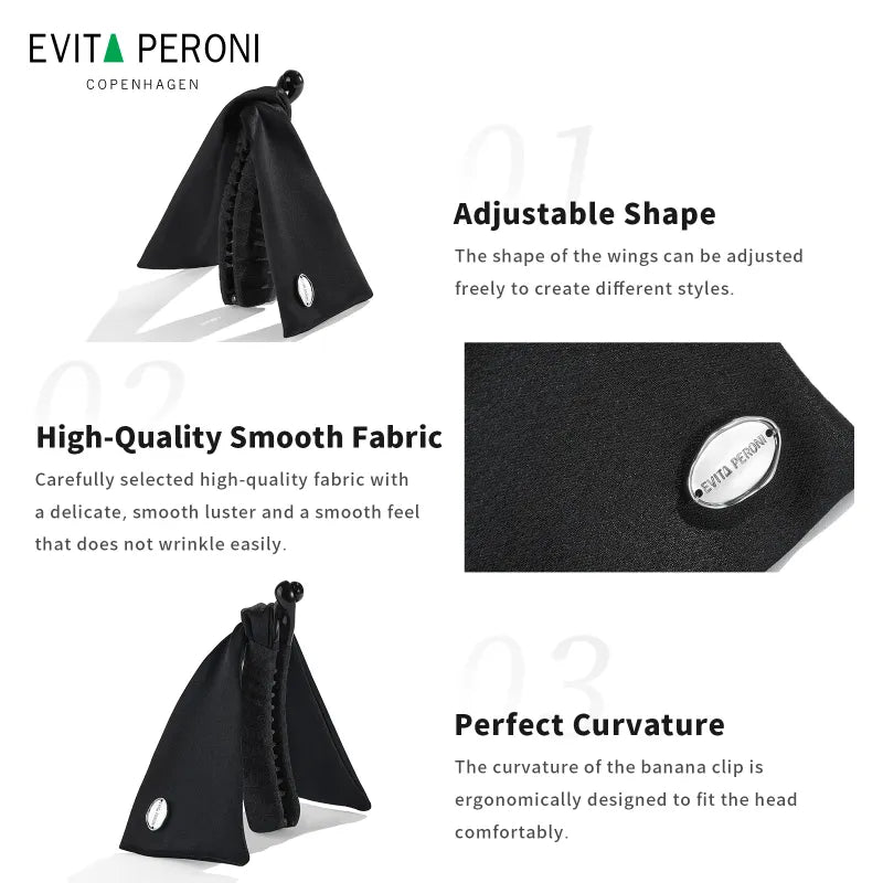 Clara Bendable Bow Shape Banana Clip - EVITA PERONI OFFICIAL