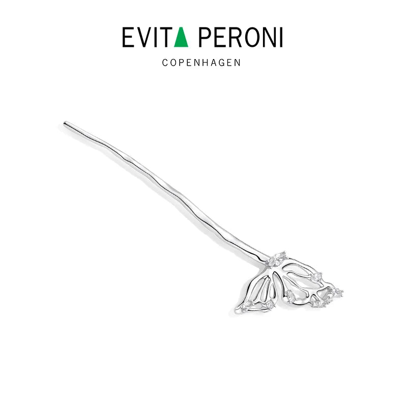Gloria Metal Butterfly Hair Pin Stick - EVITA PERONI OFFICIAL