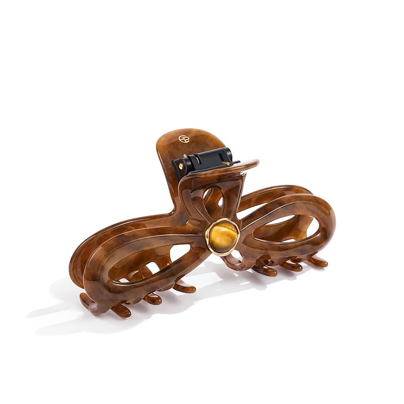 Isla Amber Glow XL Hair Claw - EVITA PERONI OFFICIAL