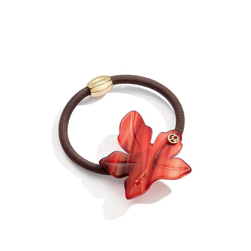 Adelaide Red Maple Hair Ties - EVITA PERONI OFFICIAL