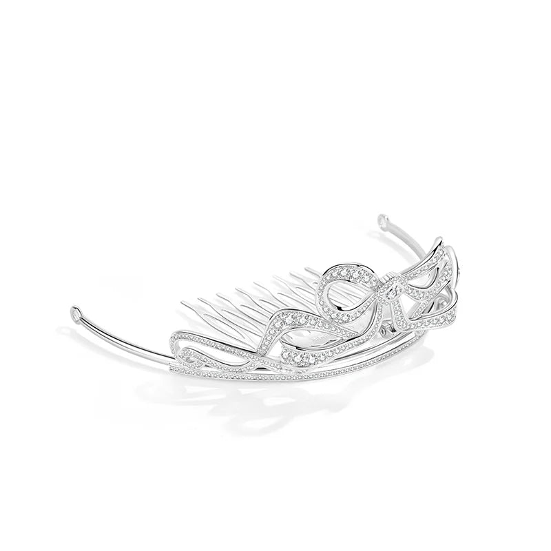 Grace Mini Tiara with Comb - EVITA PERONI OFFICIAL
