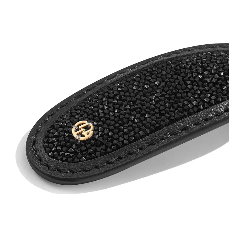 Stellar Shadow Crystal Cowhide Pelican Clip - EVITA PERONI OFFICIAL