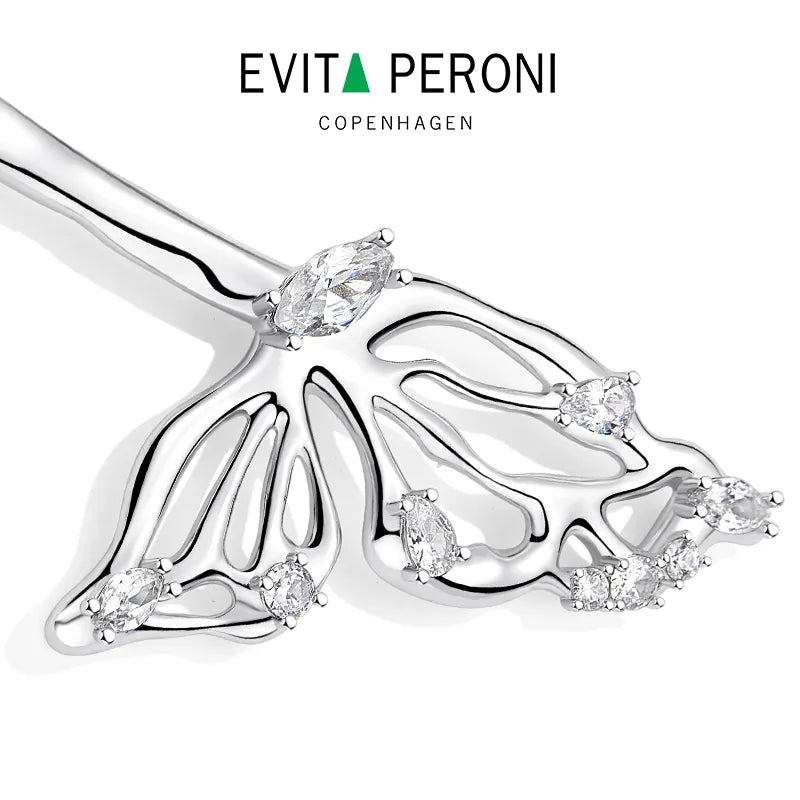 Gloria Metal Butterfly Hair Pin Stick - EVITA PERONI OFFICIAL