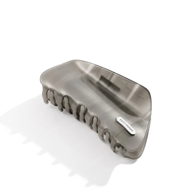 Grey Style Freya Geometric XL Hair Claw - EVITA PERONI OFFICIAL